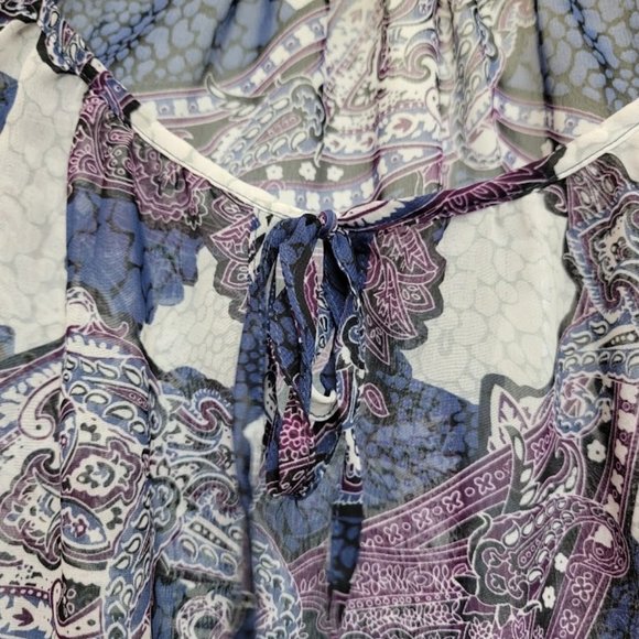 Charming Charlie Blouse Semi Sheer size Medium - Picture 5 of 6